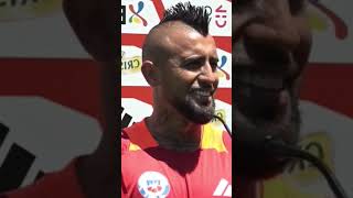 ARTURO VIDAL le MANDA un MENSAJE a PERU🔥 arturovidal chile colocolo carlospalacios futbol peru [upl. by Cami]