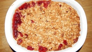 Cranberry Apple Crisp  Thanksgiving Side Dish [upl. by Introk]