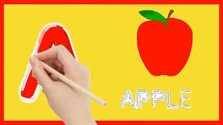 quotA for Apple  for kids  Coloring  Fun Learning for Toddlersquot trending drawing madeforkidzz [upl. by Hsina579]