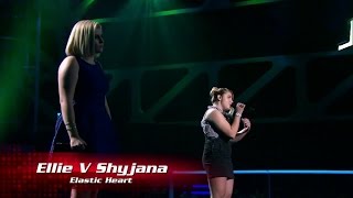 Ellie Drennan Vs Shyjana Terzioska  Elastic Heart  The Battle  The Voice Australia 2015 [upl. by Natalya]