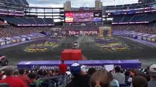 Monster Jam 2014 Gillette Stadium [upl. by Eanerb]