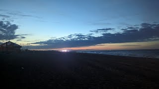 Ingoldmells Beach At Night An Early Morning In July 2023 In 4K [upl. by Crissie]