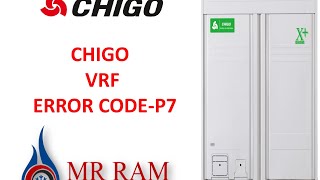 Chigo VRF Error code P7 ENGLISH [upl. by Kylen157]