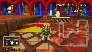 Mario Kart Wii CTGP Classic  GBA Bowser Castle 2 v103 Staff Ghost  206553 [upl. by Etnoval]