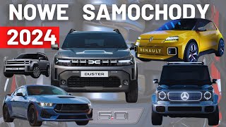 NOWE SAMOCHODY 2024  TOP 28 Premier motoryzacyjnych [upl. by Rugen137]