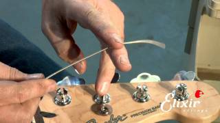 Bass Setup  How to Restring a Bass Guitar with John Carruthers  ELIXIR Strings [upl. by Ilaire]