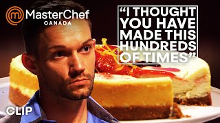 Recreating The Perfect Cheesecake  MasterChef Canada  MasterChef World [upl. by Darraj764]