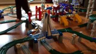 Epic Geotrax train setup [upl. by Ahsienod]