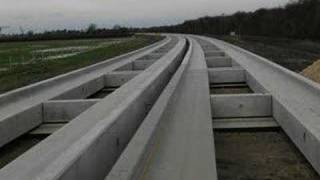 Cambridgeshire Guided Busway Under Construction Historic footage [upl. by Animrelliug]