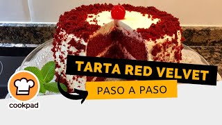 Recetas para San Valentín Tarta Red Velvet paso a paso [upl. by Lien]