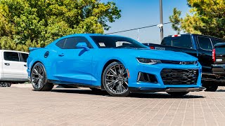 2022 Chevrolet Camaro ZL1  In Depth Walk Around  Muscle Motors [upl. by Essyla]