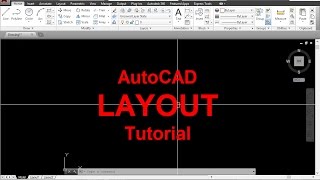 AutoCAD Layout Tutorial  Part 1 [upl. by Enyrb]