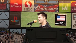 PETE stringfellow Singing for the San Francisco Giants  2007 [upl. by Karolina257]