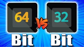 Difference Between 32Bit and 64Bit Operating System  Processor  Software [upl. by Fabio]