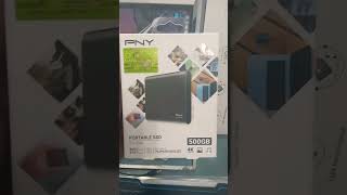 500gb PNY portable Ssd [upl. by Niltak913]