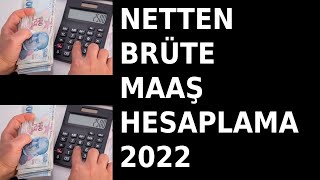 2022 Netten Brüte Maaş Hesaplama [upl. by Nairadal]