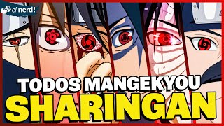 TODOS OS MANGEKYO SHARINGAN DE NARUTO Qual é o mais Poderoso [upl. by Okikuy]