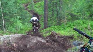 Intense M6  Downhill in Aron [upl. by Meesan]