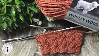 Bündchen im quotZopfmusterquot bei Socken stricken  Socke Strickanleitung  Woolhousede [upl. by Tracey]