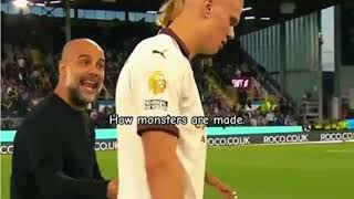 Haaland in training while Pep cheers [upl. by Adnalro]