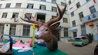 Custom Digital Inflatables Balloon Deer for Stagedesign AdvertisingInflatable Decoration [upl. by Avahc]