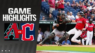 Dbacks vs Guardians Game Highlights 8524  MLB Highlights [upl. by Alue]