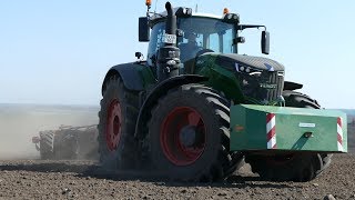 Fendt 1050 Vario Working in Hard Soil Seeding w Horsch Focus 6TD  Powertrain  Danish Agriculture [upl. by Yleek]