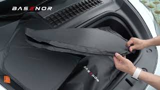 The Most Detailed Sunshade Installation Tutorial for Tesla Model Y 20202023 on the Web [upl. by Tammany]