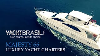 Luxury Yacht Charters  Majesty 66 [upl. by Ernaline]