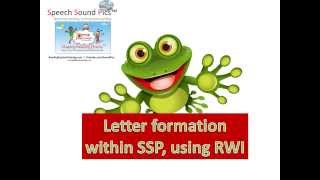 SSP Alphabet Letter Formation RWI With Phonics Song Miss Emma [upl. by Gilberte]