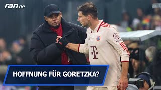 FC Bayern Goretzka wieder in der Startelf Kompany äußert sich [upl. by Tyika]