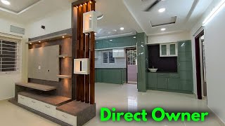 fully furnished 3 bhk flat for sale in hyderabad kukatpally pragathi nagar  Direct owner 3bhkflat [upl. by Aisirtap]