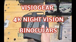 VISIOGEAR Eagle 4K Dual Night Vision Binoculars 32G SD Card [upl. by Roti]