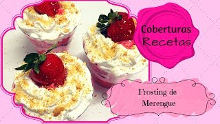 Frosting de Merengue Suave y Brilloso  Diy Cakes Tutoriales [upl. by Nereids]