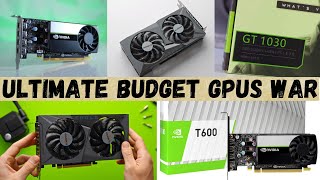 Nvidia Quadro T400 vs GT 1030  T600 vs GTX 1050 Ti  Gaming Benchmark Test  PC Lovers Tech [upl. by Airamat313]