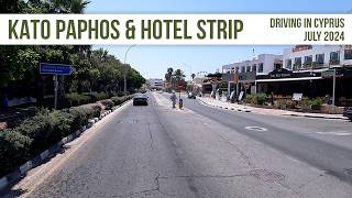 Kato Paphos Limnaria Gardens amp The Hotel Strip [upl. by Ynalem]