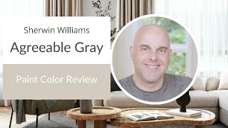 Sherwin Williams Agreeable Gray Paint Color Review [upl. by Hanway]