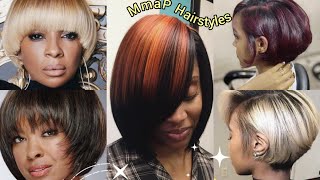 Trending cutes Bob Hairstyles For All Black Women To Look Elegant [upl. by Kenweigh171]