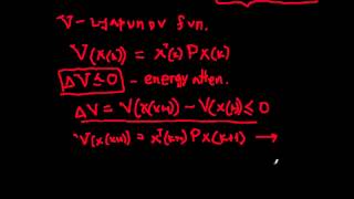 Che576 UofA Lecture 16 Stability of discrete system by Lyapunovs method [upl. by Adlai]