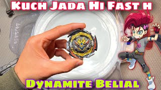 Dynamite Belial Beyblade Review Flame  Too Much Aggressive [upl. by Notpmah]