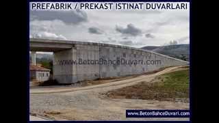 Prefabrik  Prekast Betonarme İstinat Duvarları Kalıpları ve İnşaat Yapımı [upl. by Jeanelle]