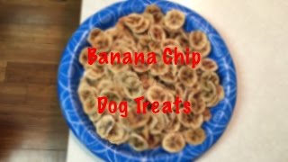 Banana Chip Dog Treats [upl. by Lipcombe462]