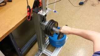 Servo Pneumatic Weight Lifting to Intermediate Positions Varying Load  Enfield Technologies [upl. by Madelin]