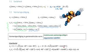 Rekenen met complexe getallen in goniometrische vorm [upl. by Seldan]