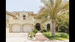 Palm Jumeirah 5 Bedroom Villa for Sale House Tour in Dubai 2017 [upl. by Jemy]