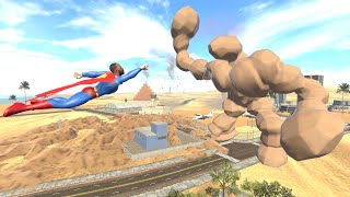 Franklin Become Superman to Survive Sandstorm in Indian Bike Driving 3D [upl. by Ettenahs]