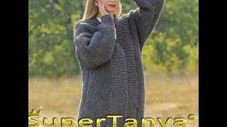 SUPERTANYA oversized hand knit slouchy grey cardigan [upl. by Chao306]