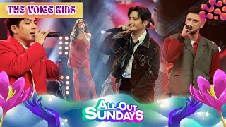 The Coaches of The Voice Kids show off their worldclass talent  AllOut Sundays [upl. by Aserret953]