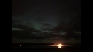 Aurora over Baltasound Unst Shetland [upl. by Yeorgi887]