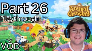 Animal Crossing New Horizons Full Playthrough  Part 26  Catching All The Fish in ACNH [upl. by Selrahcnhoj132]